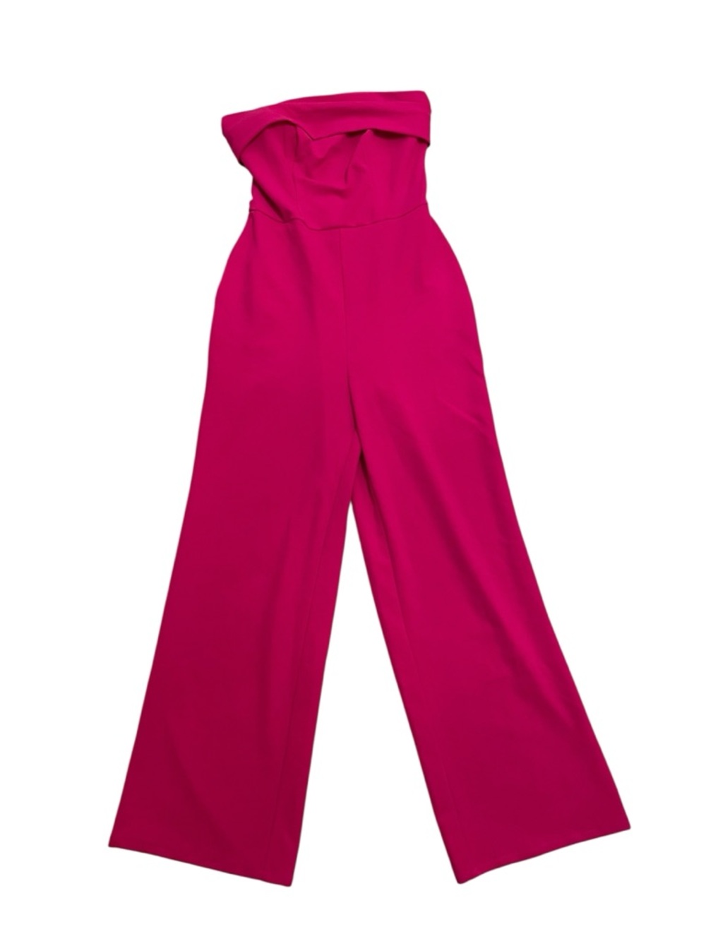 Hot Pink Strapless Jumper Size M